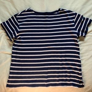 Old Navy Striped Boyfriend T-Shirt